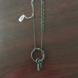 Steampunk Necklace With Key Attachments